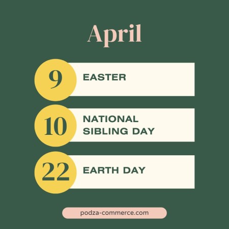 april holiday calendar